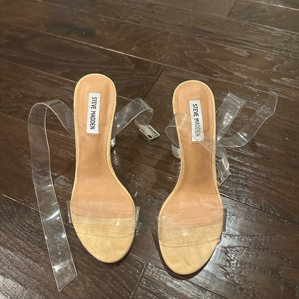 Steve Madden Transparent Strap Heels